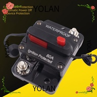 YOLANDAGOODS Circuit Breaker, Metal Voltage Protection Circuit Breaker Switch, Overcurrent Protectio