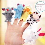 JEREMY1 Children's Hand Puppet, Parent-Child Rat Animal Puppet, Cognition Chick Plush Dog Finger Puppet Educational Toy