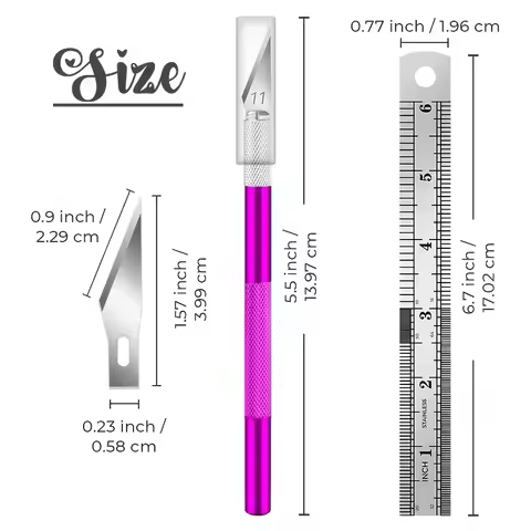 Precision Hobby Sharp Exacto Knife Set, Colorful Craft Knife Kit, 10PCS Exacto Knife, Knife for DIY,