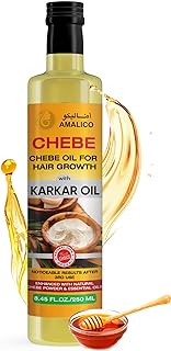 2-in-1 Karkar Oil &amp; Chebe Powder for Hair Growth - 100% Natural African Chebe Powder for Hair Growth - Enhanced with Olive oil, Ostrich Oil and Essential oils - Big Volume 8.45 FL OZ