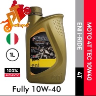 MINYAK PELINCIR ENI I-RIDE MOTO 4T TEC 10W-50 4T LUBRICANT OIL API SN FULLY SYNTHETIC MOTOR OIL RACI