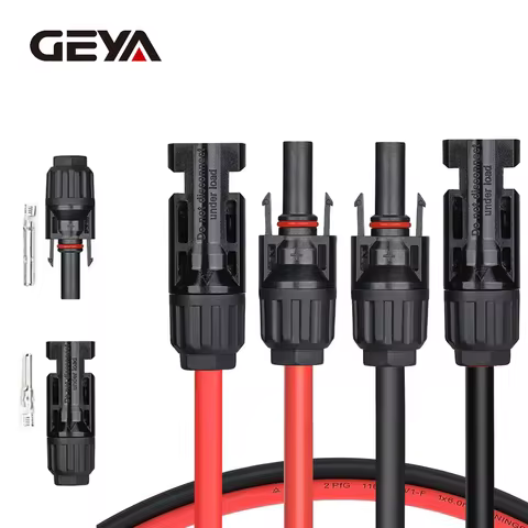 10AWG Solar Extension Cable with Female and Male Connector 2000VDC for Solar Panel Adaptor Controlle