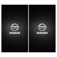 2PCS Car Center Column Stickers B-pillar Decals Accessories For Nissan Nismo Almera Tiida Juke Teana