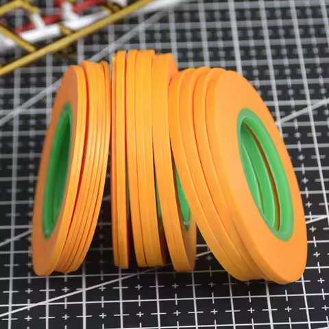1 Roll Fine Line Tape 1mm/2mm/3mm 18m Self-adhesive Fineline Masking Covering Tape Ultra Fine DIY Sp
