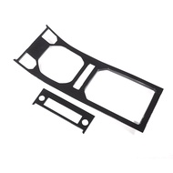 Car Carbon Fiber Center Console Gear Panel Trim for Land Rover Range Rover Evoque 12-17 Accessories