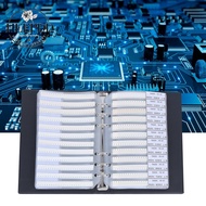 HEEPDD Resistor Sample Book  Black Plastic 0201 170 Value Resistors Assortment Kit for Electronic Pr