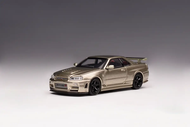 Motorhelix 1:64 Nissan Gtr R34 Z-tuneรถสะสมของเล่นdiecastรถแข่งจําลอง