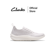 Clarks รุ่น SOLEVANA STYLE สี OFF WHITE รองเท้า SNEAKER (รองเท้าสนีกเกอร์) หนัง NUBUCK คุณภาพดี ใส่ส