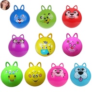 EEM youn* Cat Ear Inflatable Jump Ball Hopper Bounce Retro Ball