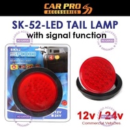 AKSESORI LORI LAMPU KELIP-KELIP MERAH BULAT LAMPU EMERGENCY 12V DENGAN FLASHING LAMP