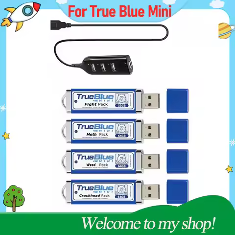 For True Blue Mini PACK CRACKHEAD/METH/WEED PACK64G/FIGHT PACK32GB/OVERDOSE PACK128GB For Playstatio
