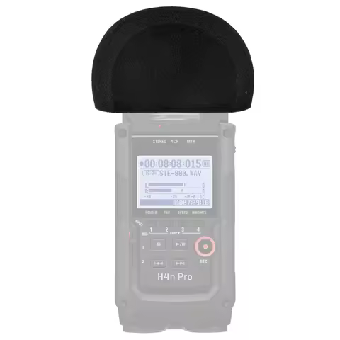 For ZOOM H4N PRO Microphone Dust Cover Microphone Windshield Sponge Cover Black