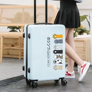 กระเป๋าเดินทาง20/24นิ้ว 4ล้อหมุนได้ 360 องศา นิ้วลายการ์ตูน suitcase 20/24 inches น้ำหนักเบา กระเป๋าลากน้ำหนักเบา กันน้ำ  luggage bag suitcase