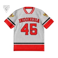 Indonesian jersey 45 I Indonesian national team oversize boxy jersey I national team jersey I Indone