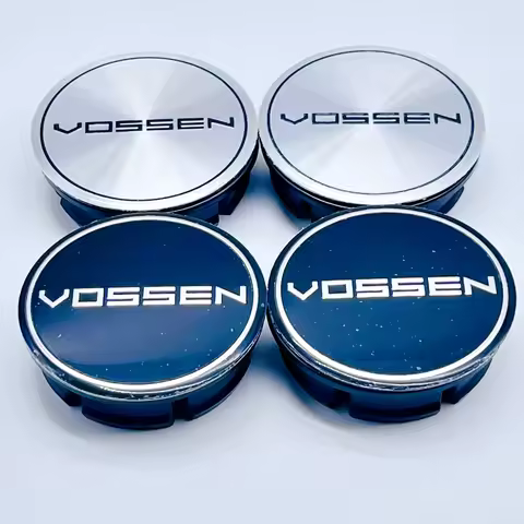 4PCS/lot 50MM VOSSEN Car Wheel Center Hub Caps Wheel Center Cap Decoration Auto Styling Rim Hub Cap