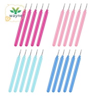 Paper Quilling Tools 24 Pcs Quilling Paper Slotted Tools Kit 4 Colors Rolling Multi-Function Needle 