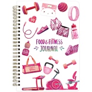 Food Nutrition Fitness Journal Weight Loss Wellness Workout Calorie Counter Log Diary Notebook Plann
