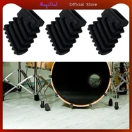 [MagiDeal] 3Pcs Percussion Stand Drum Stand Feet Protective Pads Replacement Leg Protectors