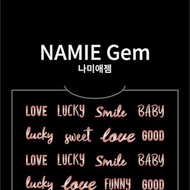 【專業用】NAMIE Gem 美甲裝飾藝術貼紙 Normal Metallic 36