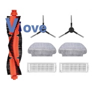 Replacement Kit Vacuum Cleaner Parts Accessories Main Side Brush Hepa Filter Mop for STYTJ02YM / 3C / Minihelpers Hydra S7