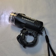iLUMENOX艾諾門-黑金剛0.5瓦聚光燈 三光前燈 兩段式 自行車用手電筒 黑色 SS-L122