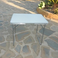 TAYLOR FOLDABLE TABLE - Meja Lipat Meja Koper Portabel Aluminium 80x60x70cm Meja Camping Outdoor Meja Jualan Serbaguna / Meja Lipat Piknik / Meja kemah lipat kayu MDF struktur baja