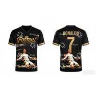 Ronaldo's No. 7 Football Jersey Club Commemorative Jersey Autumn Sports Dry Quickly Child T-Shirt Ch