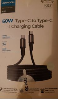 JOYROOM N1-60 Type-C to Type-C 快速充電線