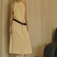 5pm.sun | daydream dress : เดรสยาวผ้า silky satin ใส่สบายพร้อมเชือกผูกรอบเอว nice for wedding :-)