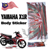 Yamaha X1R body sticker stripe X1R stripe X1R Sticker Cover Set