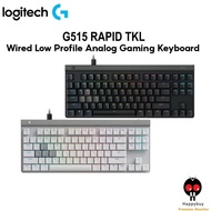 Logitech G515 RAPID TKL Wired Low Profile Magnetic Analog Gaming Keyboard