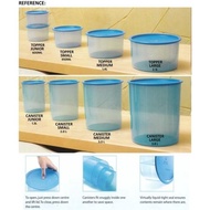 Tupperware One Touch Canister &amp; Topper