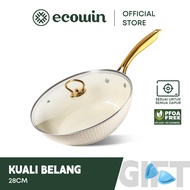 Ecowin Cookware Ceramics Non Stick Pan Wok Frying Pans PFOA & PTFE Free Suitable For All Stoves