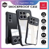 Xundd Case Poco F5 Poco F5 Pro Poco F8 Ultra Poco F8 Pro Acrylic Transparent Shockproof Hard Cover C