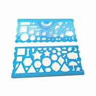 LINE RULER SET SHAPE / RULER SIRU (2pc)