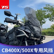 TFS Honda Cb400x CB500X Windshield Increase Height CB500X Windscreen CB500X Deflector