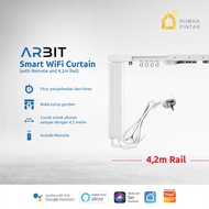 ARBIT Smart WiFi Curtain Gorden Motor + Remote + Rail 4.2 Meter