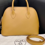 98新Hermes bolide25愛馬仕保齡包25 z刻芝麻色