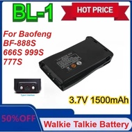 New for Baofeng BF888S 1500mAh Walkie Talkie Battery Able Type-C Charging BF-888S/777S/666S/ BF-C1 T