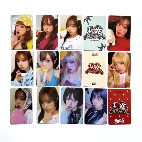 YENA Solo Album LOVE CATCHER Character Props Photocards High Quality INS Style Double Sides Printing