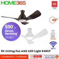 KDK DC Ceiling Fan with LED Light & Wi-Fi 48" E48GP - REPLACEMENT $30.00