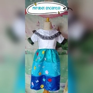 Mirabel Encanto Disney Costume Clothes for Kids and Adults