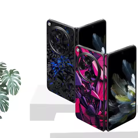 3M Material Colorful Anti-Scratch Phone Sticker For OPPO Find N5 N3 Back + Hingle Protective Film Fo