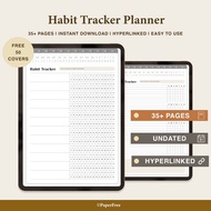GoodNotes / Notability / Habit Tracker Planner  / PDF Digital Planner