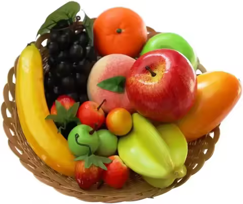 Artificial Fruits in One Set for Home Decor, 12 Kinds of Fruits, Different Fruits, Party, Christmas,