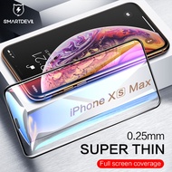 SmartDevil Screen Protector for iPhone 11 Pro 11Pro max xsmax X xs XR Tempered Glass full screen full coverage Film [Scratch-Proof] [Easy Installation] [White Edge]