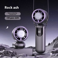 Portable Fan ICE Cooling Plate 8000mAh Strong Wind Turbo Handheld Fan DS23