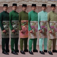 ELRAH EXCLUSIVE 2025 BAJU MELAYU SENNA SLIM FIT EMERALD / DUSTY GREEN/ OLIVE GREEN/ SAGE GREEN/ MINT