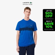 Lacoste Men's Tennis X Novak Djokovic T-Shirt - Performance ( Blue / Navy Blue ) - TH8986