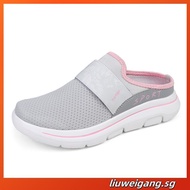 [35-42]lightweight women Half shoes mesh Slip on Shoes Causal shoes for women